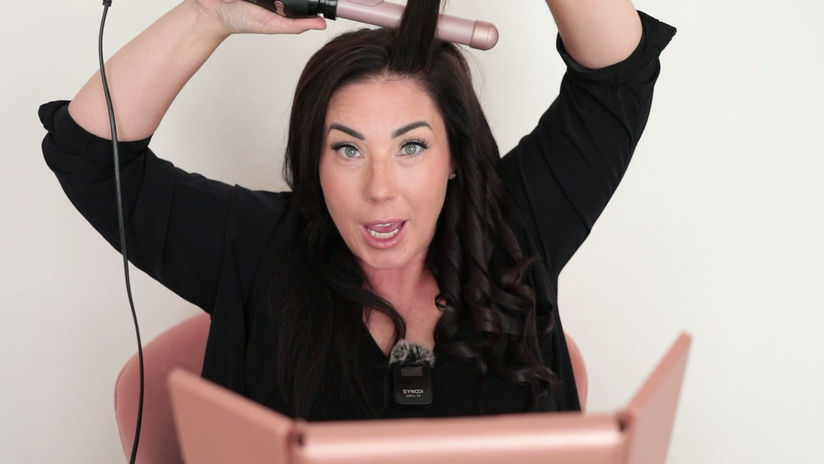 intro to hair_ hair curl_Beach wave and 50's glam_720